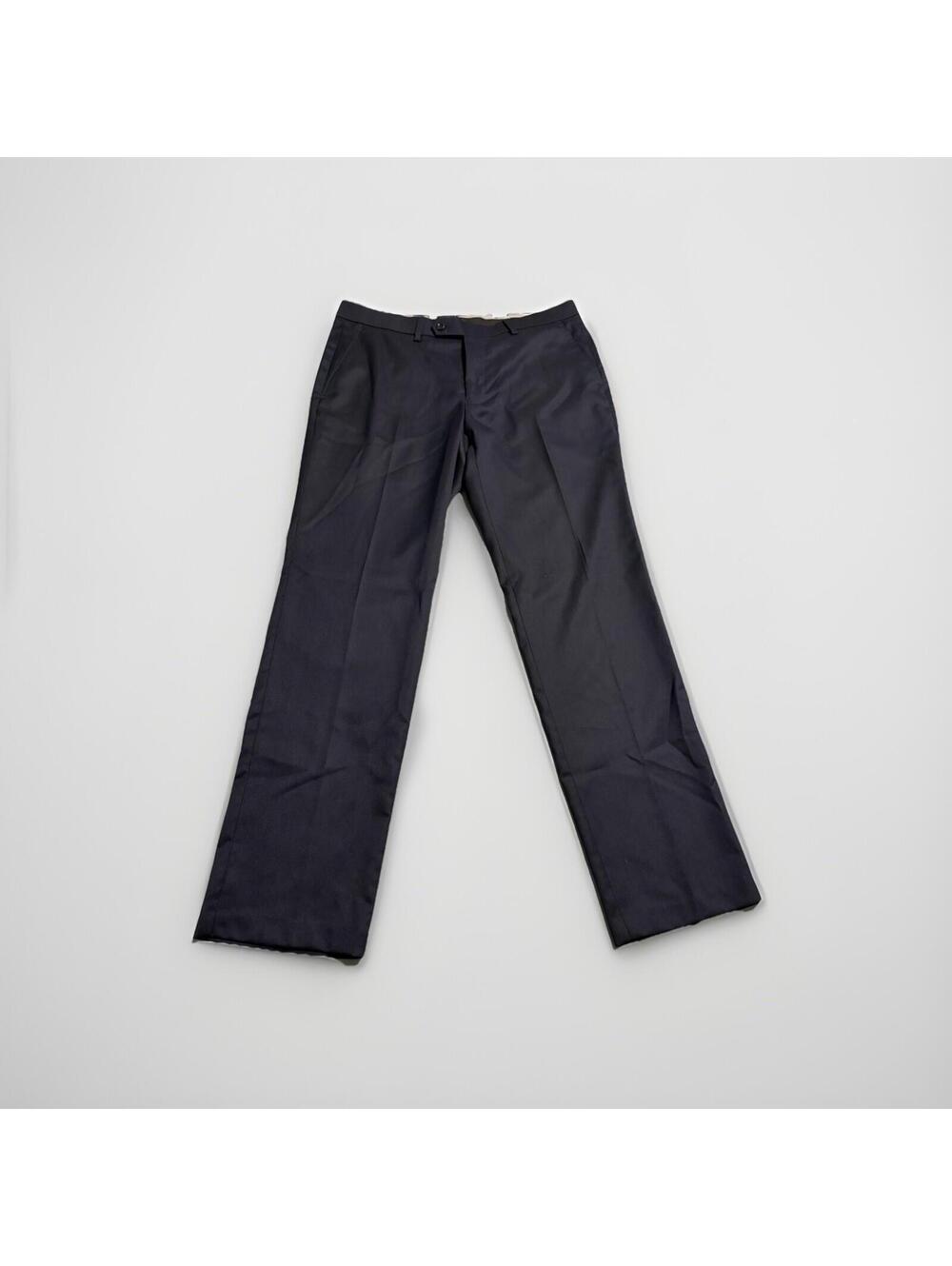 $200 NEW MICHAEL KORS Mens 34x30 Solid Navy Stretch Trousers/Dress Pants/Slacks